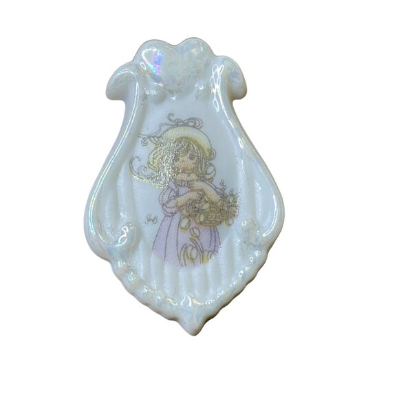 Precious Moments Porcelain Brooch Pin Marked 1997 PMI Pin Back u - Picture 1 of 2